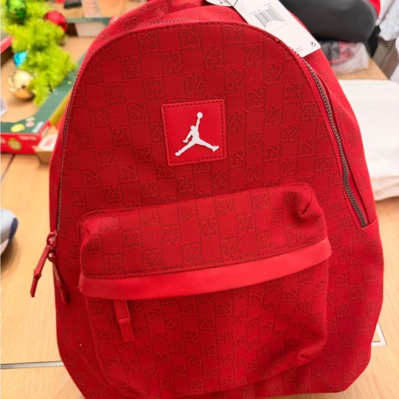 Jordan monogram Red Backpack - Picture 4 of 5